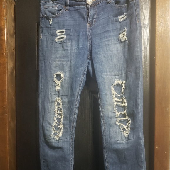 Hippie Laundry Juniors Mid Rise Skinny Jeans size 11 - Picture 1 of 8
